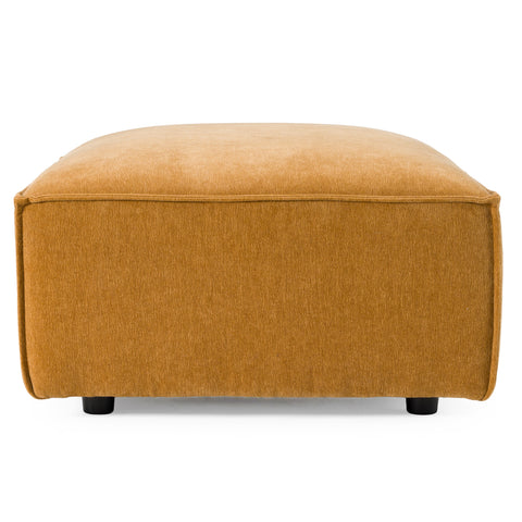Divani Casa Gene Modern Ochre Fabric Modular Ottoman Model VGSX-F6062-OT-OCHRE
