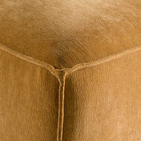 Divani Casa Gene Modern Ochre Fabric Modular Ottoman Model VGSX-F6062-OT-OCHRE