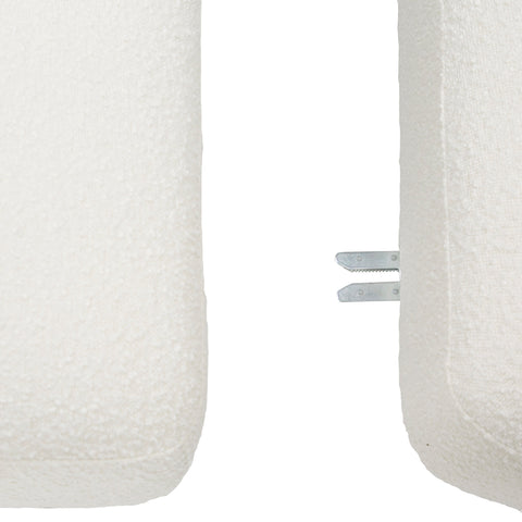 Divani Casa Gilbert Contemporary White Fabric Modular Sectional Sofa Model VGOD-ZW-23024-WHT