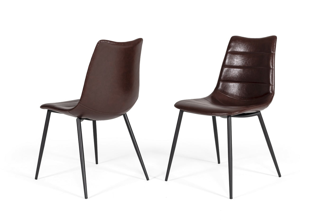 Gilliam Modern Brown Dining Chair (Set of 2) By VIG Furniture