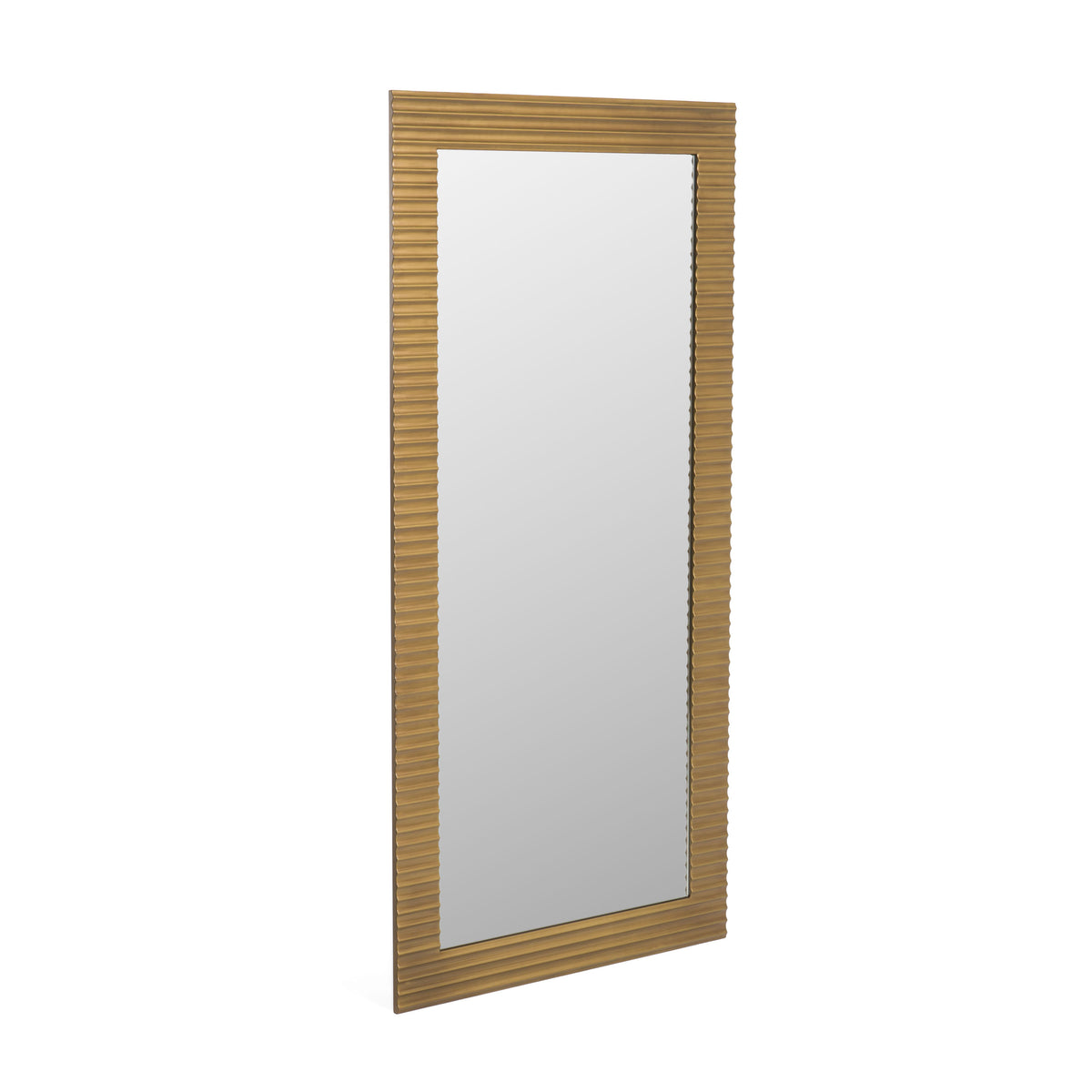 Modrest Glinda Modern Brushed Brass Floor Mirror Model VGHB429G2-BRS