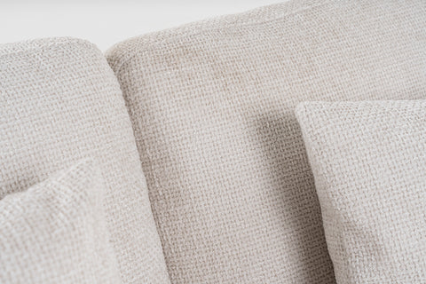 Divani Casa Gloria Modern White Fabric Loveseat Model VGSX-22052-LOVE-PRL