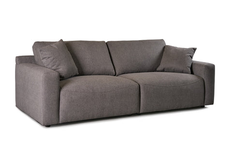 Divani Casa Gloria Modern Grey Fabric Sofa Model VGSX-22052-SOFA-SILT