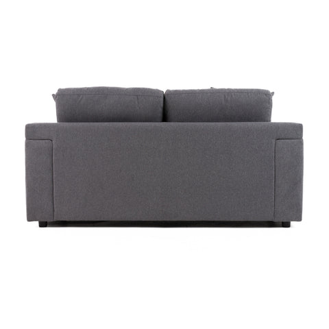 Divani Casa Gloria Modern Grey Fabric Loveseat Model VGSX-22052-LOVE-SILT