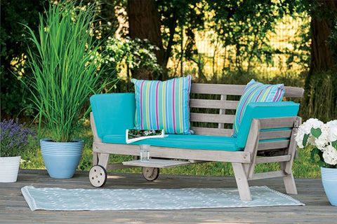 Maui Convertible Sofa Daybed Model Gm-1015-Pull-Out Tray Table By Furniture Of America 