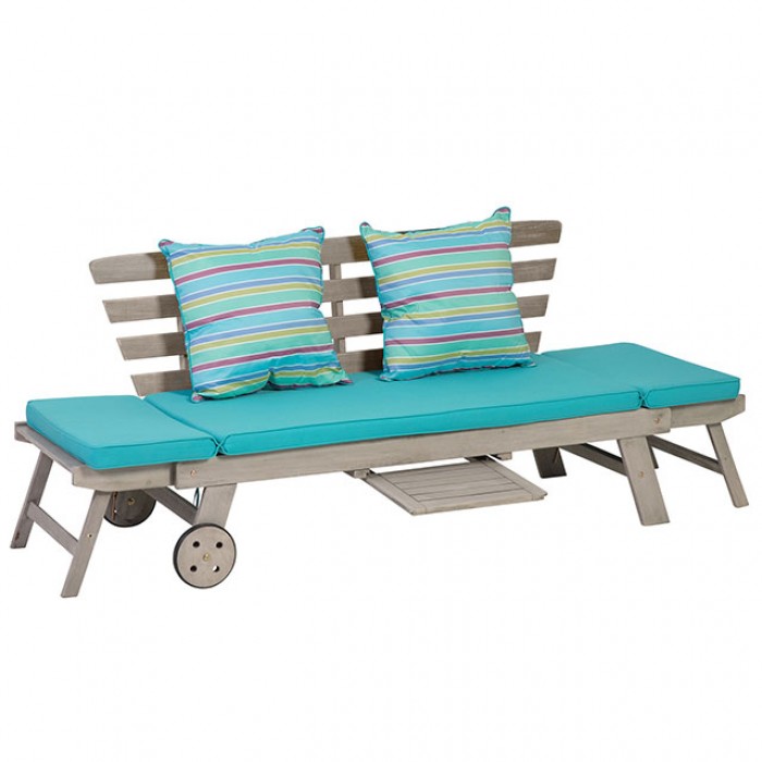 Maui Convertible Sofa Daybed Model Gm-1015-Pull-Out Tray Table By Furniture Of America 