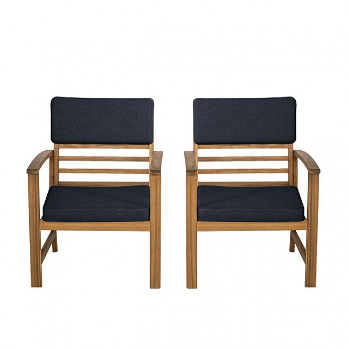 Hana 4 Pc. Patio Set Model Gm-1020Bl-4Pk-Chair By Furniture Of America 