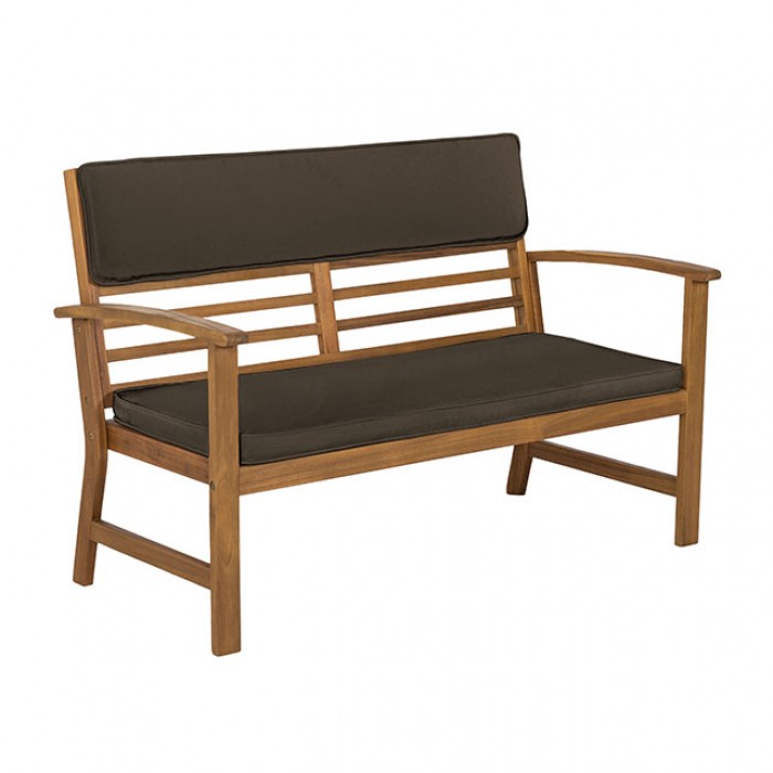 Hana 4 Pc. Patio Set Model Gm-1020Br-4Pk-Loveseat By Furniture Of America 