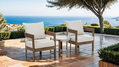 Lotus 3-Pc Patio Set Model Gm-1024Nt-3Pk-Chair By Furniture Of America 