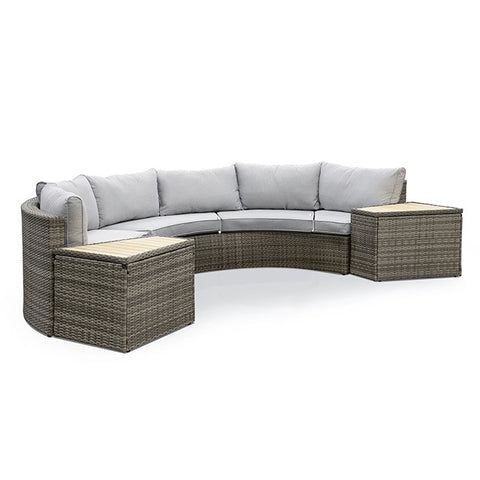 BARBUDA 6 PC. SECTIONAL SOFA W/ 2 END TABLES
