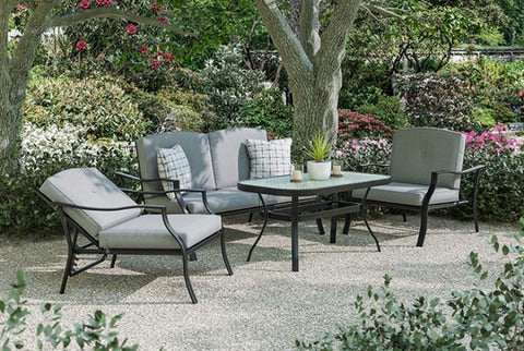 Adele 5 Pc. Conversation Set W/ Adjustable Chairs Model Gm-1047-4Pk-Loveseat By Furniture Of America 