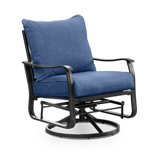 SEGOVIA SWIVEL GLIDER ARM CHAIR (2/CTN)