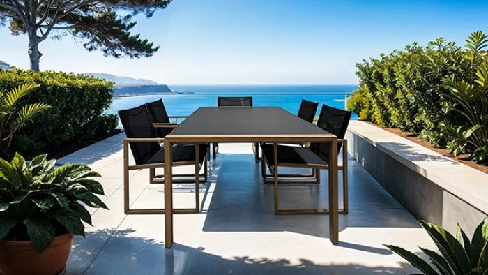 OSWEGO 8 PC. OUTDOOR DINING SET