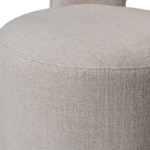 Modrest Gordon Modern Cream Fabric Swivel Dining Chair Model VGKK-KF-Y2176-CRM