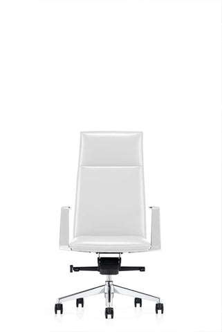 Modrest Gorsky Modern White High Back Executive Office Chair Model VGFUA1819-WHT-OC