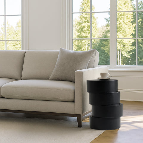 Modrest Grove Modern Black End Table Model VGBR-SBA-9644-BLK