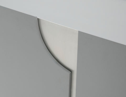 Modrest Hadley Matte Grey Buffet Model VGGM-B-CASTA-BT