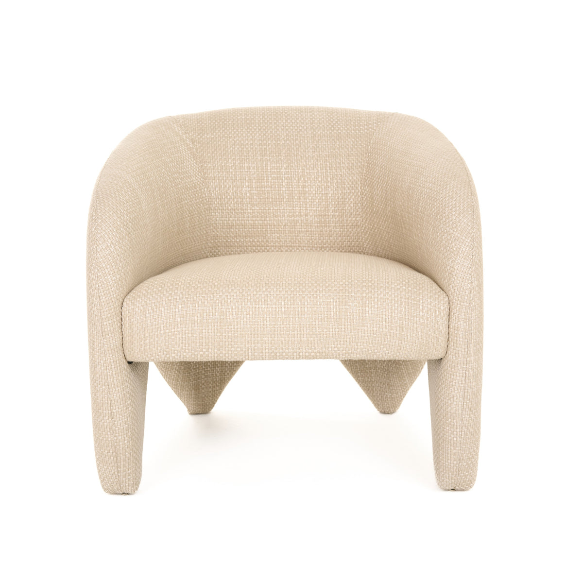 Modrest Halton Modern Beige Fabric Accent Chair Model VGOD-ZW-23081-BGE