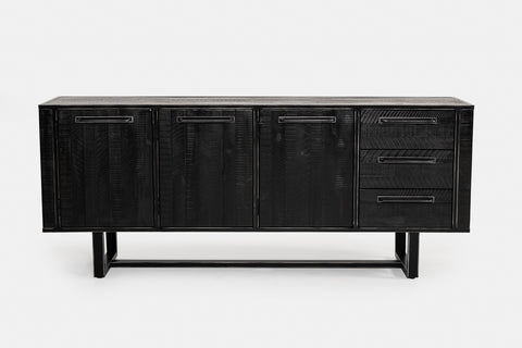 Modrest Hardy Modern Black Acacia Buffet Model VGLBTHER-SB190
