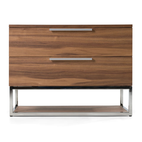 Modrest Helenora Modern Walnut Nightstand Model VGVC-MB1502-WAL