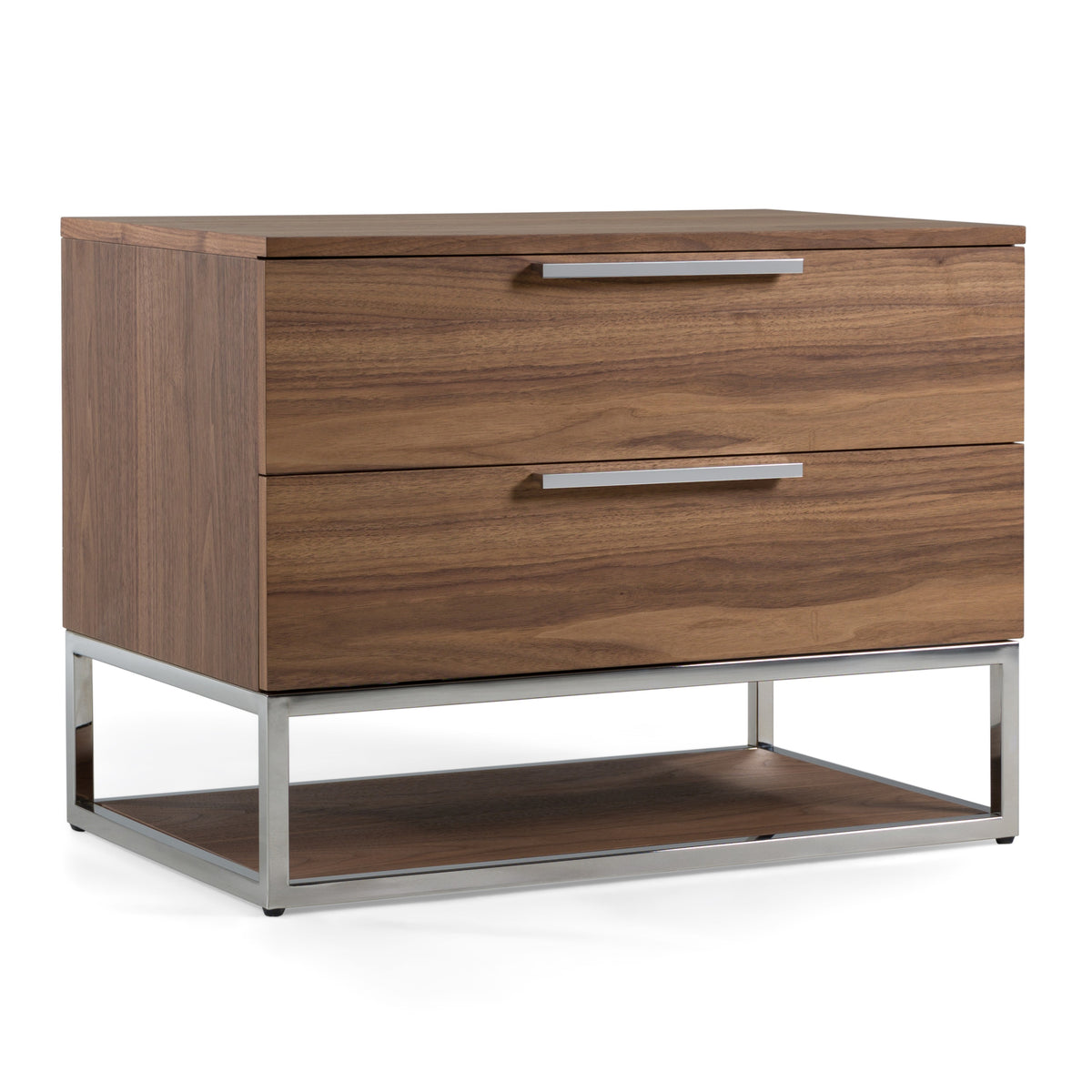 Modrest Helenora Modern Walnut Nightstand Model VGVC-MB1502-WAL