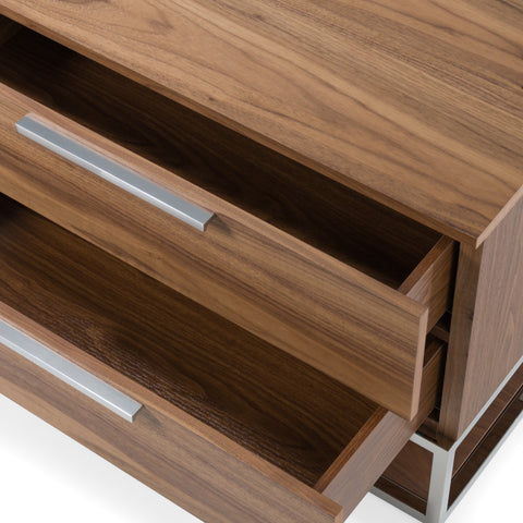 Modrest Helenora Modern Walnut Nightstand Model VGVC-MB1502-WAL