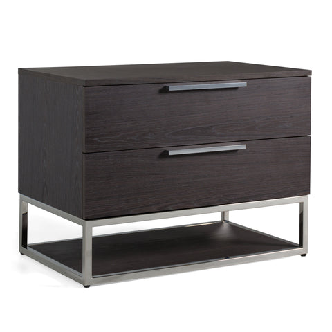 Modrest Helenora Modern Grey Elm Nightstand Model VGVC-MB1502-GRY