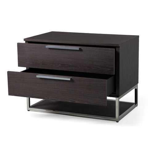 Modrest Helenora Modern Grey Elm Nightstand Model VGVC-MB1502-GRY