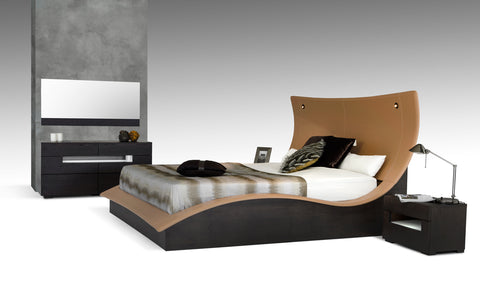 Modrest Hercules Modern Bed With Lights Model VGWCC581A