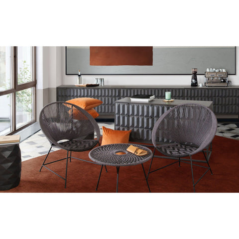 Pablo 2 Accent Chairs, Gray By Diamond Sofa