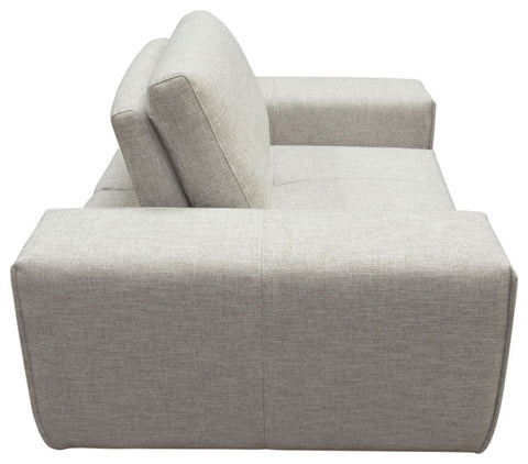 Jazz Modular 1-Seater with Adjustable Backrest in Light Brown Fabric By Diamond Sofa