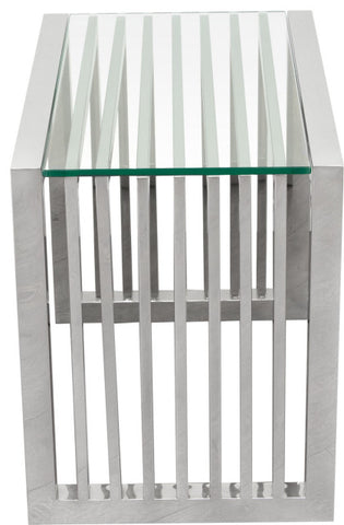 Soho End Table - Stainless Steel By Diamond Sofa
