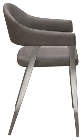 Adele Counter Height Chairs (Set of 2) - Gray By Diamond Sofa