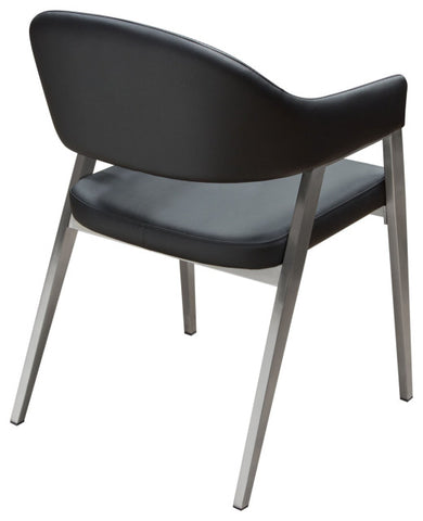 Adele 2 Accent Chairs, Black By Diamond Sofa