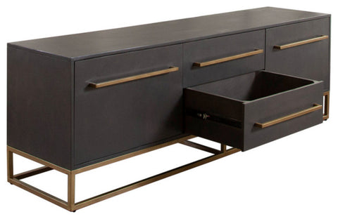 Encore Mango Wood 2-Door 2-Drawer Entertainment Cabinet By Diamond Sofa