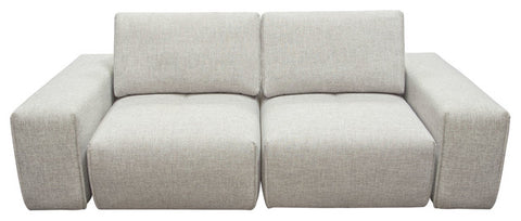 Jazz Modular 2 Seater With Adjustable Backrest, Light Brown By Diamond Sofa