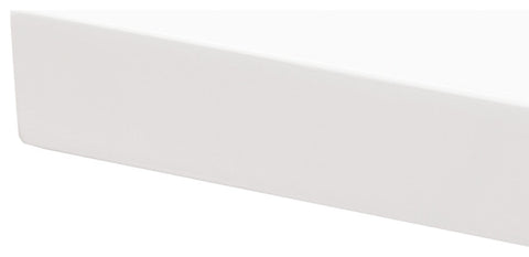 Rectangular Dining Table w/ White Lacquer Top and Polished Gold Metal Base By Diamond Sofa