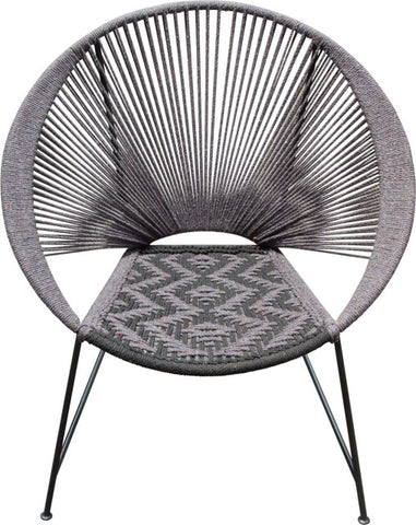 Pablo Accent Chairs (Set of 2) - Black, Gray By Diamond Sofa