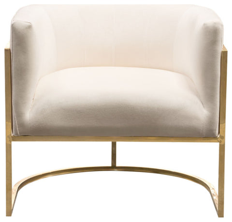 Pandora Accent Chair - Cream By Diamond Sofa