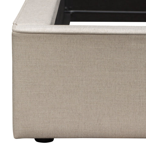 Cloud 43" Low Profile Queen Bed, Sand Fabric By Diamond Sofa