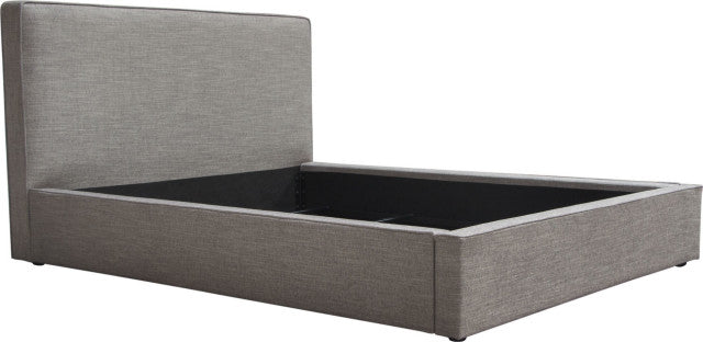 Cloud Low Profile Bed - Gray, Queen By Diamond Sofa