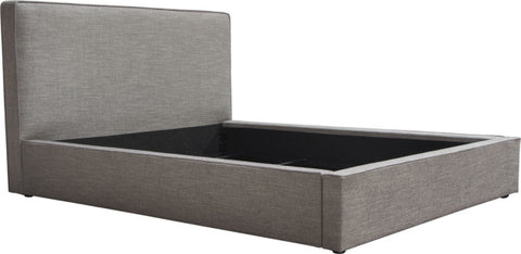 Cloud Low Profile Bed - Gray, Queen By Diamond Sofa