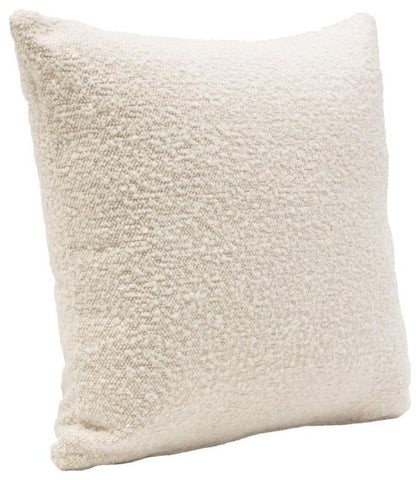 Set of (2) 16 Square Accent Pillows in Bone Boucle Textured Fabric by By Diamond Sofa