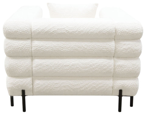 Vox Tufted Chair, White By Diamond Sofa
