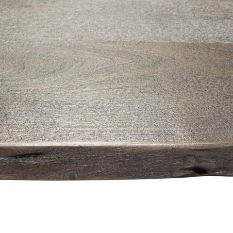 Titan Solid Acacia Wood Accent Bench in Espresso Finish w/ Silver Metal By Diamond Sofa