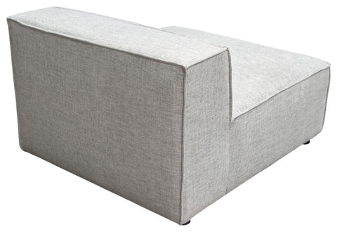 Vice Armless Chair, Barley Fabric By Diamond Sofa