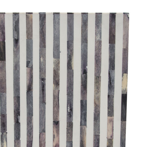Mosaic Console Table With Bone Inlay, Linear Pattern By Diamond Sofa