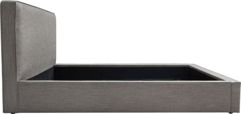 Cloud Low Profile Bed - Gray, Queen By Diamond Sofa