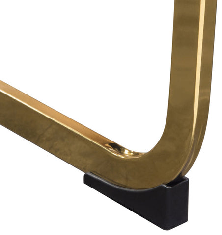 Vogue 2 Dining Chairs With Gold Metal Base, Black Velvet By Diamond Sofa