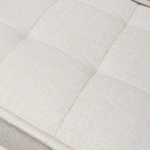 Platform Square Modular Lounger in Light Sand Fabric By Diamond Sofa